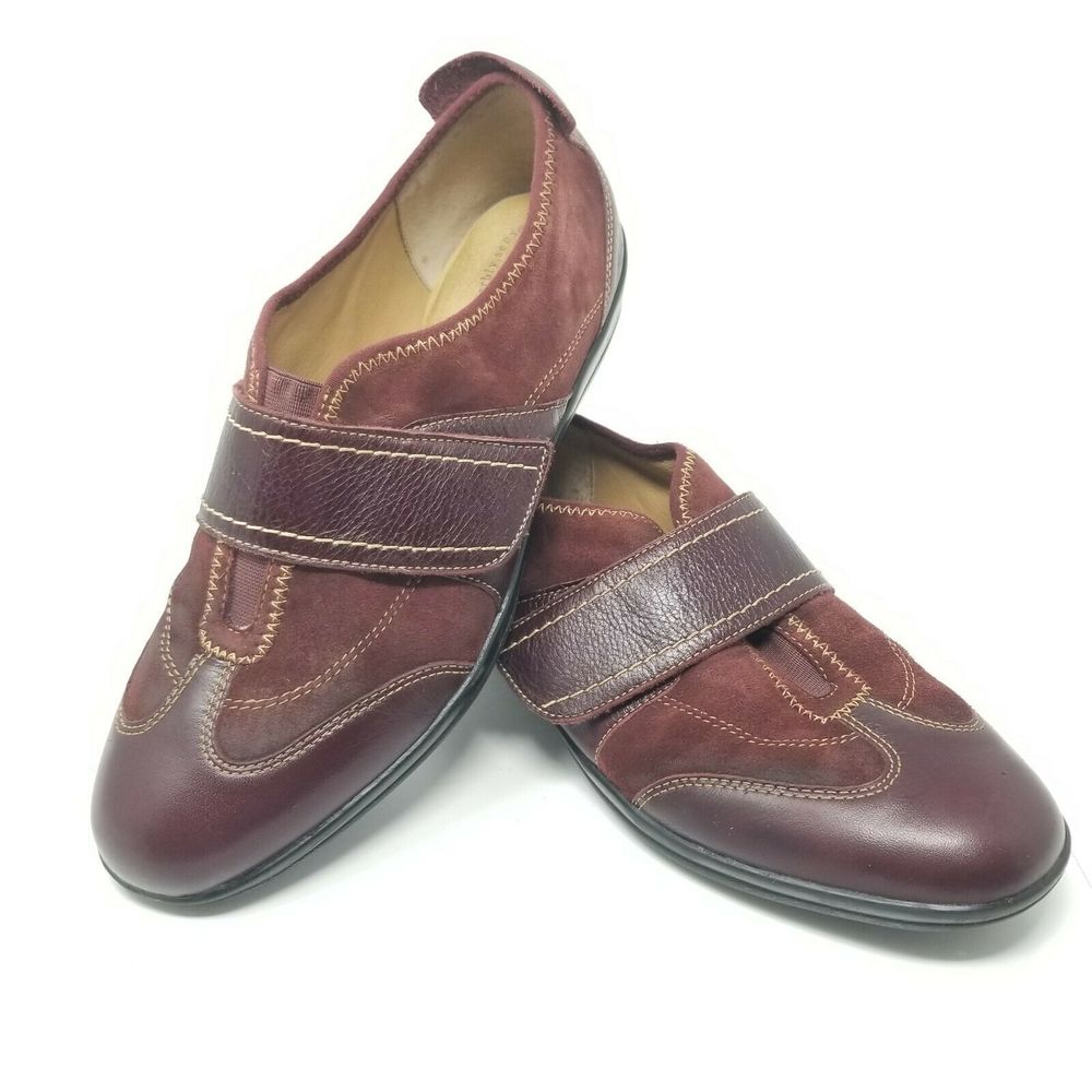Softspots Leather-Suede Strap Shoes 744609